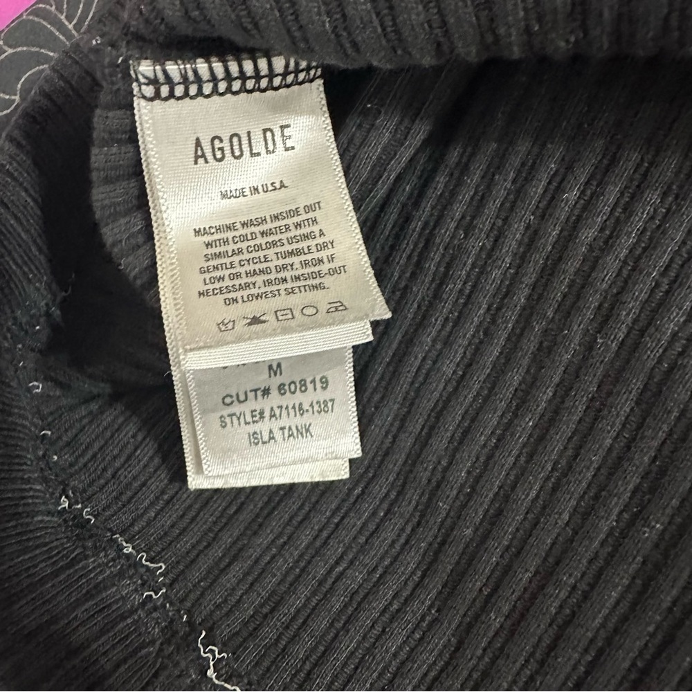 AGOLDE Isla Cutout Tank Size Medium - Picture 5 of 5
